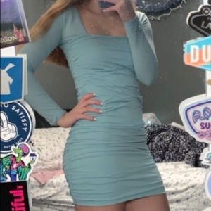Light Blue ‘PrettyLittleThing’ Bodycon Dress
